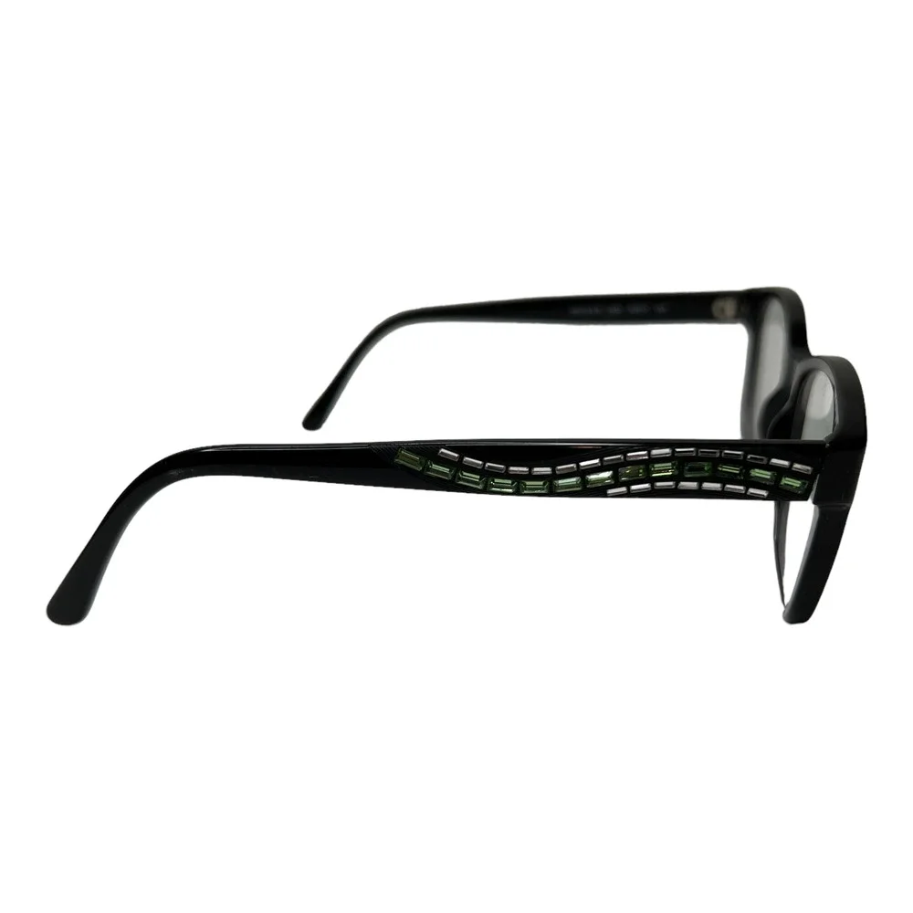 GIORGIO ARMANI AR7013-B 5091 53-17-140‎ Black Jeweled Eyeglasses Frames H3250